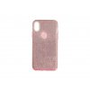 Силикон блестки Хром IPhone X/Xs Pink
