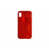 Силикон блестки Хром IPhone X/Xs Red